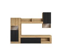 Composición salón ferrara natural y roble