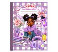 Composition Book: Cute School Girl Composition Notebook | Back to School Journal for Kids