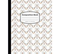 Composition Book: Fishing Poles | Notebook for Boys, Girls, Students | Journal for Fishing Fans: Wide Ruled | 9.25 (9 1/4) inches by 7.5 (7 1/2) inches | 23.5 cm by 19.05 cm