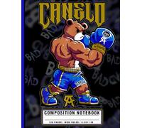 Composition Book: Retro Boxing Bear Notebook | Wide Ruled Blank Lined Writing Exercise Journal For Sports Fans, Young Men, Students, Teachers and Fitness Enthusiasts | Mexican Pride Gift