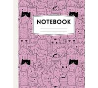 Composition Cats Notebook 7.5" x 9.25" Lined Journal. A Fun and Adorable Cat-Themed Notebook for Writing and Notes. Perfect for School, Journaling, and Everyday Creativity.