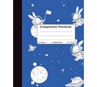 Composition College Ruled Notebook | 9.25 x 7.5 inch Size | 110 Wide Lined Pages Notebook | Beautiful Space Design Journal Notebooks for School Supplies, Home & Office | Made in USA