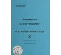 Composition Du Gouvernement Et Des Cabinets Ministériels : Ministère M