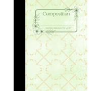 Composition: Golden Dragonfly Wide-Ruled 100 page Lined Notebook