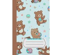 Composition Note Book: Happy & Playful Bear note book | Animal Theme | College Ruled - 120 Pages | For School kids, Girls, Boys & Adults for Personal use