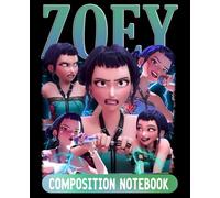Composition Notebook: 100+ College Wide Ruled Pages Size 7.5x9.25 Zoey's K-Pops De-mons Hunter's for Kids Teens and Adults
