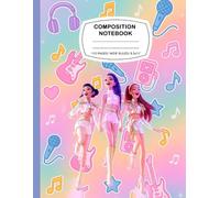 Composition Notebook: 110 College Ruled Korean-Pop Music with Demons Hunter's Pages Size 8.5x11in for Student