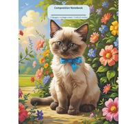Composition Notebook 110 pages College Ruled: Whiskers & Wonders Await - A Dreamy Lined Notebook with a Playful Siamese Kitten to Inspire Scribbles, Spells, and Silly Secrets!