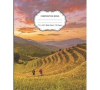 COMPOSITION NOTEBOOK : 110 PAGES SINGAL LINE NOTEBOOK FOR MULTI USES: NATURE ARTISTIC BACKGROUND COVER GREAT FOR BACK TO SCHOOL