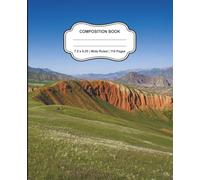 COMPOSITION NOTEBOOK : 110 PAGES SINGAL LINE NOTEBOOK FOR MULTI USES: NATURE ARTISTIC BACKGROUND COVER GREAT FOR BACK TO SCHOOL