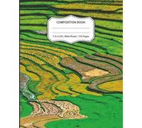 COMPOSITION NOTEBOOK - 110 PAGES SINGAL LINE NOTEBOOK FOR MULTI USES: NATURE ARTISTIC BACKGROUND COVER GREAT FOR BACK TO SCHOOL