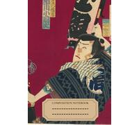 Composition Notebook: 6x9 Inch | 120 Dotted Pages | Traditional Japanese Art and Featuring Samurai Illustration