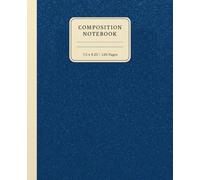 Composition Notebook: 7.5 × 9.25 | 120 Pages - Premium Blue Marble Notebook for School, Work, Journaling & Everyday Writing