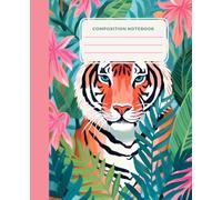 Composition Notebook 7.5x9.25: 110 Pages for Notes & Ideas, A Touch of Wild in Your Backpack - Perfect for Notes, Lists & Big Ideas | Striking Tiger Design