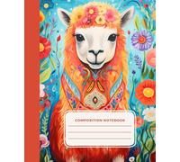 Composition Notebook 7.5x9.25: 110 Pages for Writing & Sketching, A Little Peaceful Vibe - Perfect for Notes, Lists & Quiet Moments | Calm & Curious Llama Cover