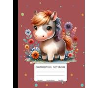 Composition Notebook: A Colorful Baby Horse-Themed: 110 College-Ruled Pages | 7.5 x 9.25 Inches | Vibrant Baby Horse for School, College, Work, and Creativity