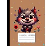 Composition Notebook: A Colorful Baby Wolf-Themed: 110 College-Ruled Pages | 7.5 x 9.25 Inches | Vibrant Wolf Elephant for School, College, Work, and Creativity
