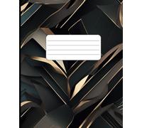 Composition Notebook: Abstract Elements & Geometric Patterns | Gift Journal for School, College, Office, and Work | Wide Lined