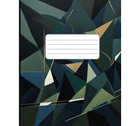 Composition Notebook: Abstract Elements & Geometric Patterns | Gift Journal for School, College, Office, and Work | Wide Lined