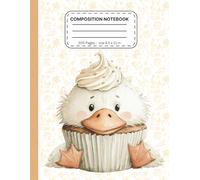 Composition Notebook: Adorable Animal Dessert Theme Journal for School, Writing, and Notes: Fun and Aesthetic Back to School Notebook with Cute ... 11 Inch College Ruled Notebook with 200 Pages