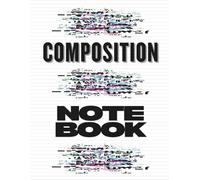 Composition Notebook (AI Glitch Cover): College Ruled Double-Sided Lined Journal for School, Writing, and Notes (Large 8.5" x 11")