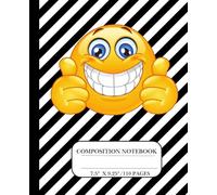 Composition Notebook: All the Feels: Emoji Vibes Only 110 pages 7.5" x 9.25"