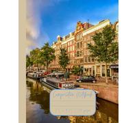 Composition Notebook “Amsterdam”: Netherlands | Daily Travel Journal | 7.5” x 9.25” | 110 lined pages