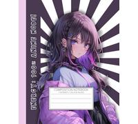 Composition Notebook: Anime Girl - 110 Pages (55 Sheets), College Ruled | Cute Fashion Anime Girls Journal for School, Notes, or Writing | Perfect for Teens, Students, and Anime Lovers | Da-4