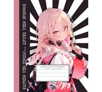 Composition Notebook: Anime Girl - 110 Pages (55 Sheets), College Ruled | Cute Fashion Anime Girls Journal for School, Notes, or Writing | Perfect for Teens, Students, and Anime Lovers | A2