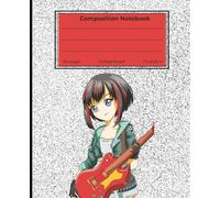 Composition Notebook: Anime Girl, College-Ruled Lined Paper Journal, (7.5 X 9.25) 110 Pages