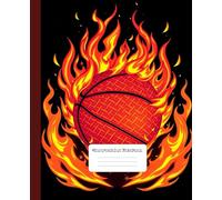 Composition Notebook: Basketball College Ruled, For Students, 7.5"x9.25", 110 pages