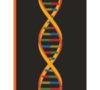 Composition Notebook: Beautiful DNA Designed Notebook, Perfect for Biology Class,7.5 x 9.25 inches, 100 pages, Wide Ruled