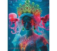 Composition Notebook: Bioluminescent Rococo Sea Queen themed Notebook | College Ruled | Journal for planning, study | 7.5 x 9.25 in, 100 Pages