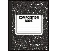 Composition Notebook: Black Marble Cover, College Ruled, 100 Sheets / 200 Pages: Classic Marble Composition Book for Students, Teachers, and Everyday Use | 7.5” x 9.75” | Durable Softcover