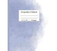 Composition Notebook: Blue You Are Enough Notebook | 110 pages, 7.5" x 9.25"