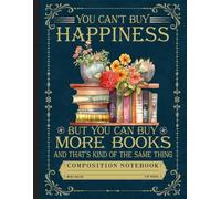 Composition Notebook: Books and Reading Lovers with Bookworm and Librarian Theme, Cute Journal for Students, School, Teachers, and Book Nerds