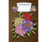 Composition notebook by Cubbyhole creations, Floral design, Artsy, 80 lined pages for school, work, drawing and more!
