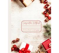 Composition Notebook "Christmas": Merry Christmas | Daily Journal | 7.5" x 9.25" | 110 lined pages