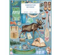 Composition Notebook College Lined: Hiking In Nature Aesthetic Journal | Camping & Fishing Themed Stationery for Back to School, Home, Office & College | Outdoor Adventure Lover Gift 8.5x11