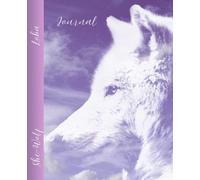 Composition Notebook College Rule: She Wolf - La Loba Spirit: 9.75 x 7.5 inches,100 pages