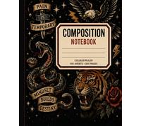 COMPOSITION NOTEBOOK: COLLEGE RULED 200 PAGES