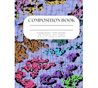 Composition Notebook: College Ruled + 2025 Calendar, Abstract Design: College Ruled, All-Purpose Composition Book for Students & Professionals - Perfect for School, Work, or Journaling