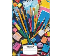 Composition Notebook: College ruled, 6x9", 120 pages - Creative Chaos Artsy Journal for Teens, Students & Creative Minds - Perfect for Class Notes, Brainstorms, Doodles, or Creative Writing