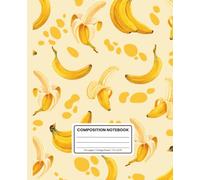 Composition Notebook College Ruled: Banana Pattern | Cute Fruit-Themed Journal for School, Work & Everyday Writing: Tropical Fun & Aesthetic | 120 Pages | 7.5 x 9.25 in | Glossy Cover