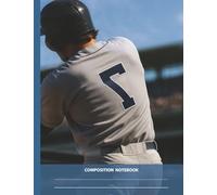 Composition Notebook College Ruled - Baseball Theme for Boys: | 160 Pages | 7.44 x 9.69 in | Perfect for School, Practice, or Game Day Notes