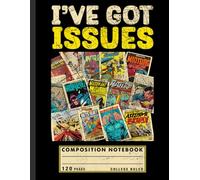 Composition Notebook College Ruled: Comic Book Collector Design with Retro Reading Theme - Fun Journal for Comic Readers, Fans, and Graphic Novel Enthusiasts