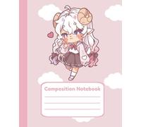 Composition Notebook: College Ruled Cute Pink Cloud Pattern Composition Book | Kawaii Aesthetic Journal for Work or School: College Ruled, 7.5” x 9.25”, 110 Pages, Perfect for all ages