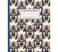 Composition Notebook College Ruled: German Shepherds on Blue: Dog Journal for School, Work & Everyday Notes: Soft Matte Cover