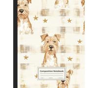 Composition Notebook College Ruled: Irish Terrier Illustration | Cute Dog Breed Journal For School, College, Office, Work | Wide Lined