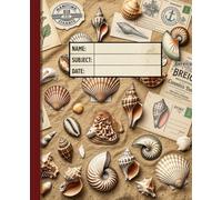 Composition Notebook: College Ruled Journal with Hand-Drawn Shell Illustrations | Coastal Vintage Notebook for Writing, Notes, School, Work & JournalingAmerican Classic Sketches & Seashells